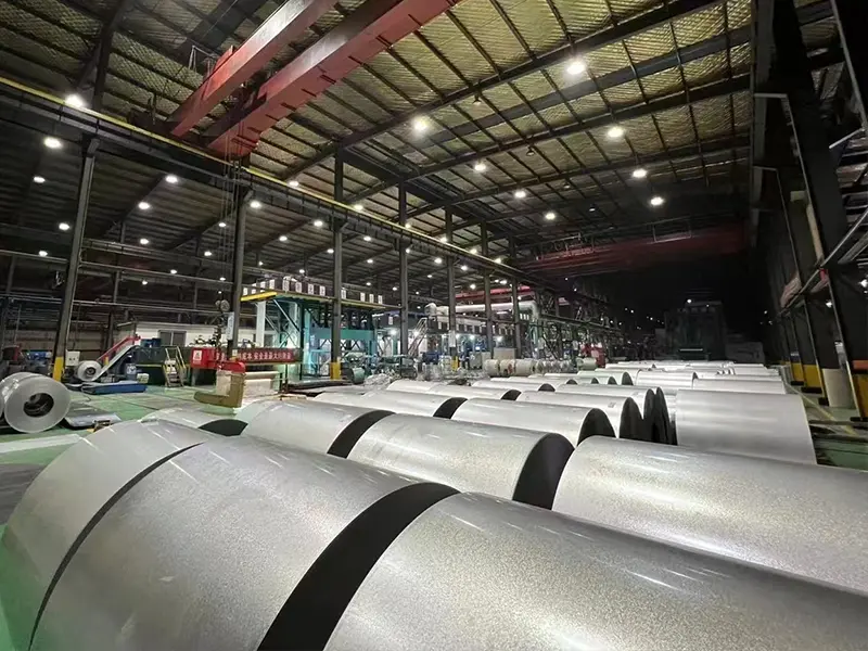 Galvanized aluminum-zinc-silicon steel coil photo 2