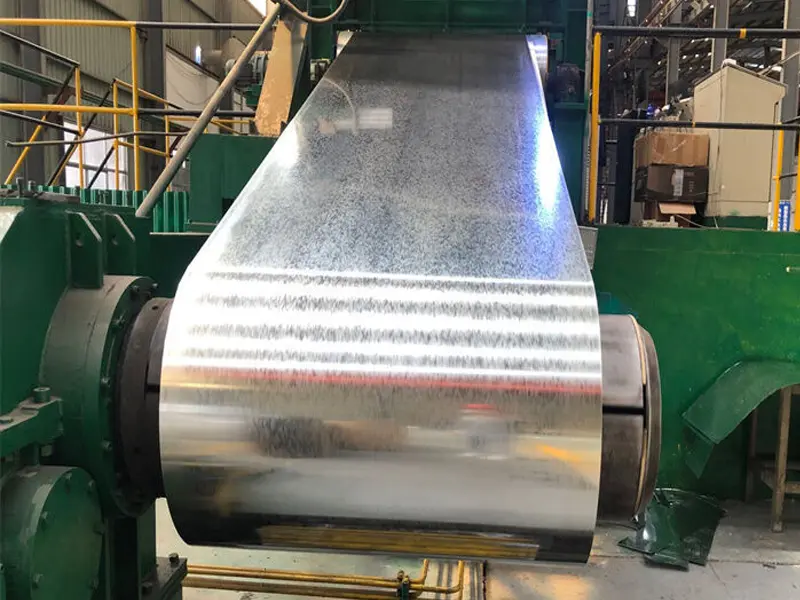 Galvanized aluminum-zinc-silicon steel coil photo 3