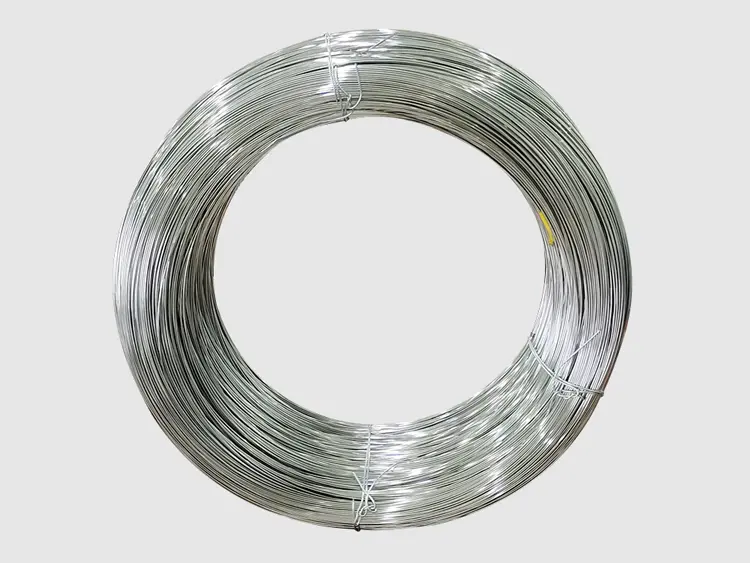 Galvanized steel wire rod in coils
